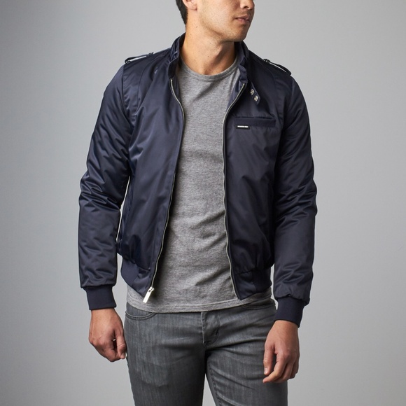 navy blue members only jacket